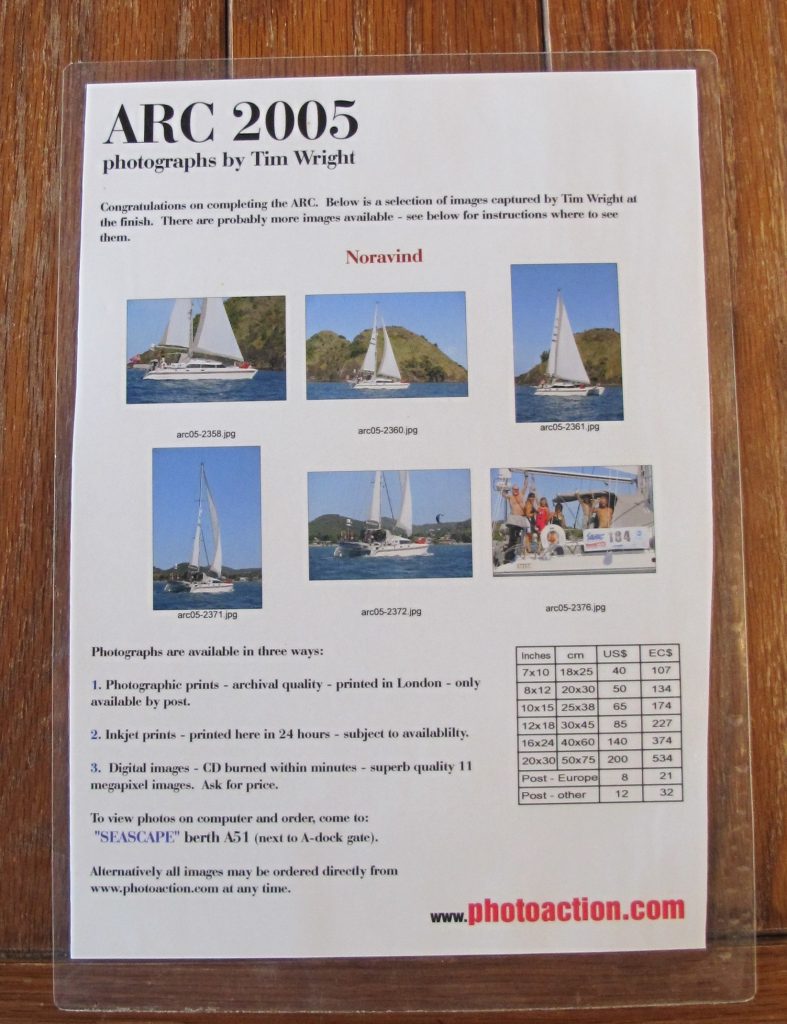 Innseilingen til St.Lucia i 2005.