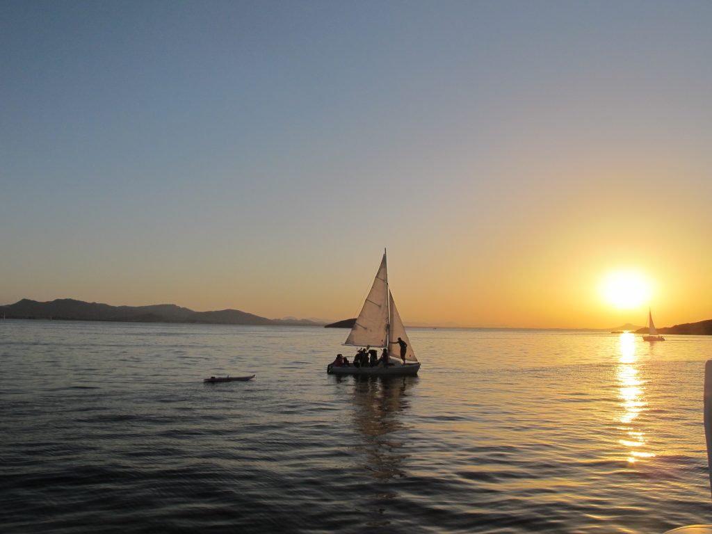 Det er kjedelig å drive rundt i Mar Menor.