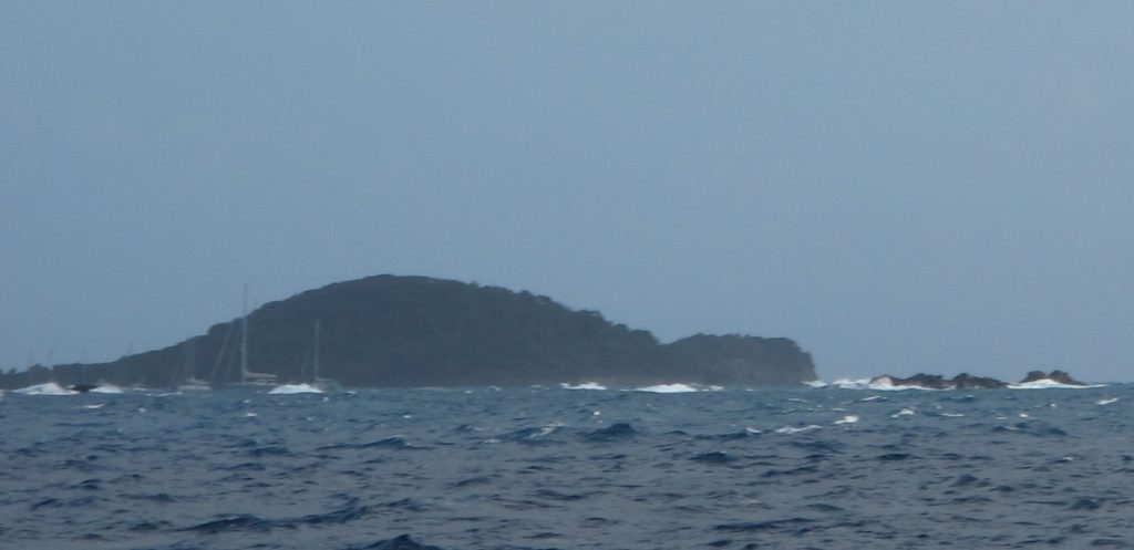 Tobago Cays med farlige rev og det hele.
