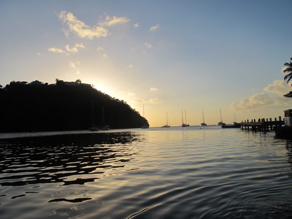 Stemningsfullt om kvelden. Og så stille så stille.